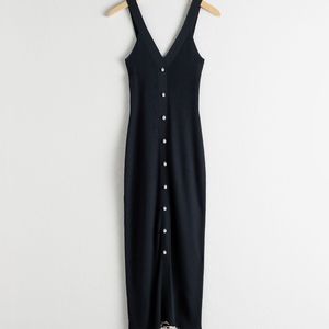 Puka Shell Micro Knit Midi Dress